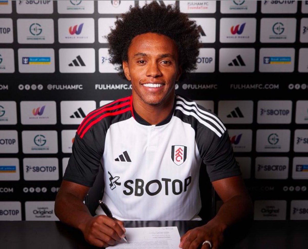 RTFabrizioRoman's tweet photo. 🚨⚪️⚫️ #Fulham agree deal to sign #Willian on free #transfer, back to the club as verbal agreement is in place.

There’s time to proceed with formal steps as he’s free agent.

Marco Silva gave the green light to the move. https://t.co/IOY5IUPLuM