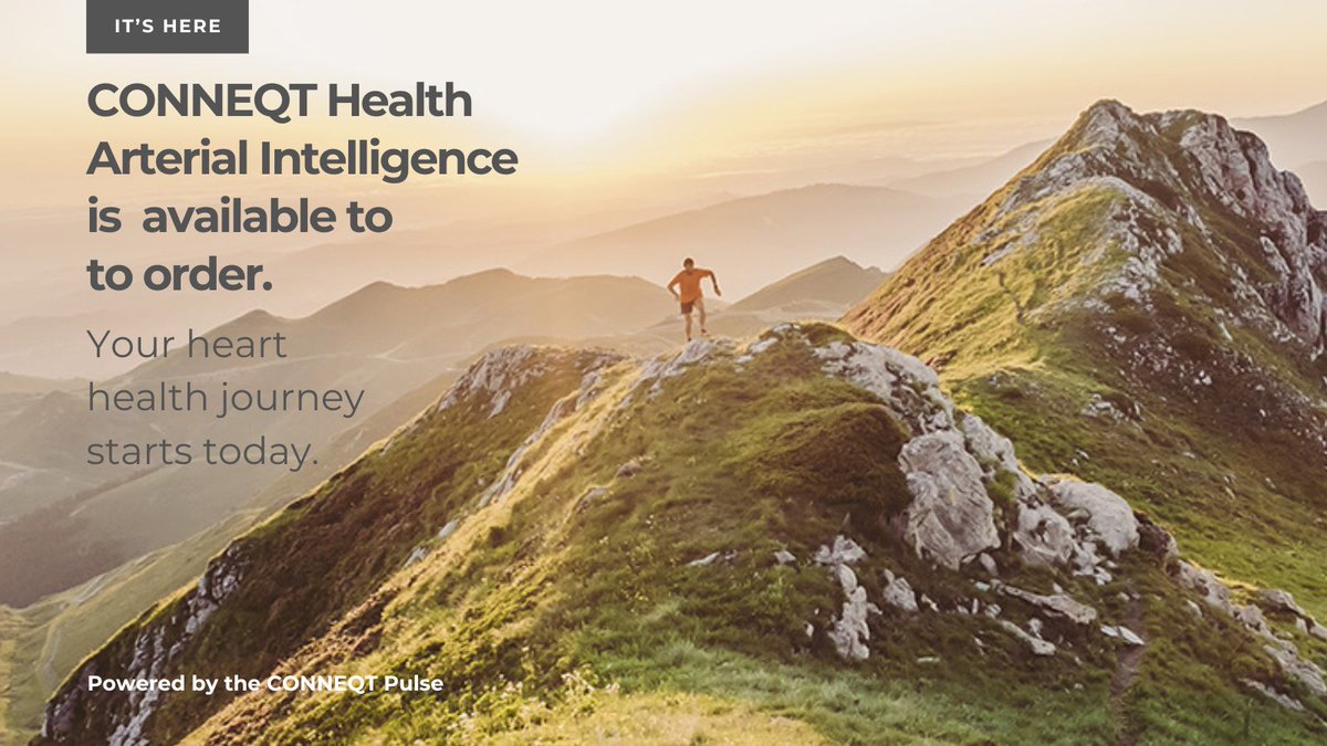conneqthealth's tweet photo. It’s here—meet the future of heart health! CONNEQT Health Arterial Intelligence is now available to order. Get clinical-grade arterial health insights from the comfort of home. Don’t wait—start your journey today: https://t.co/chDHLKdQCH
$CDX #HealthInnovation #CONNEQTPulse https://t.co/5nQnakYHpk