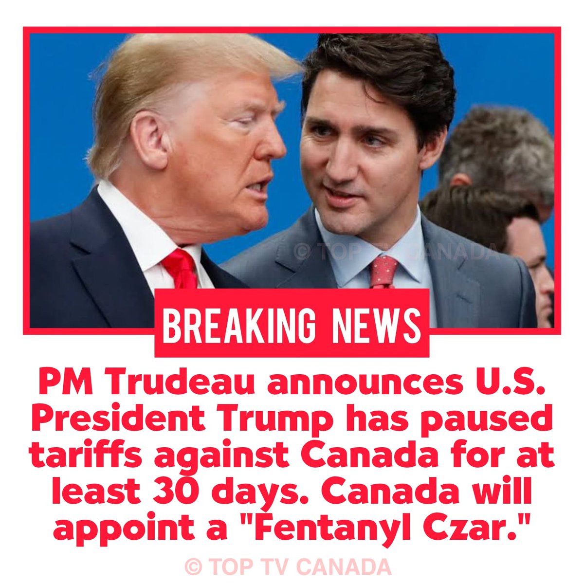 TOPTvcanada's tweet photo. #Canada #USA 🤝😻
.
.
.
.

#Trump #Trudeau #Canadian #American #Latest #News #Business #Products https://t.co/hTtpLG5Aan