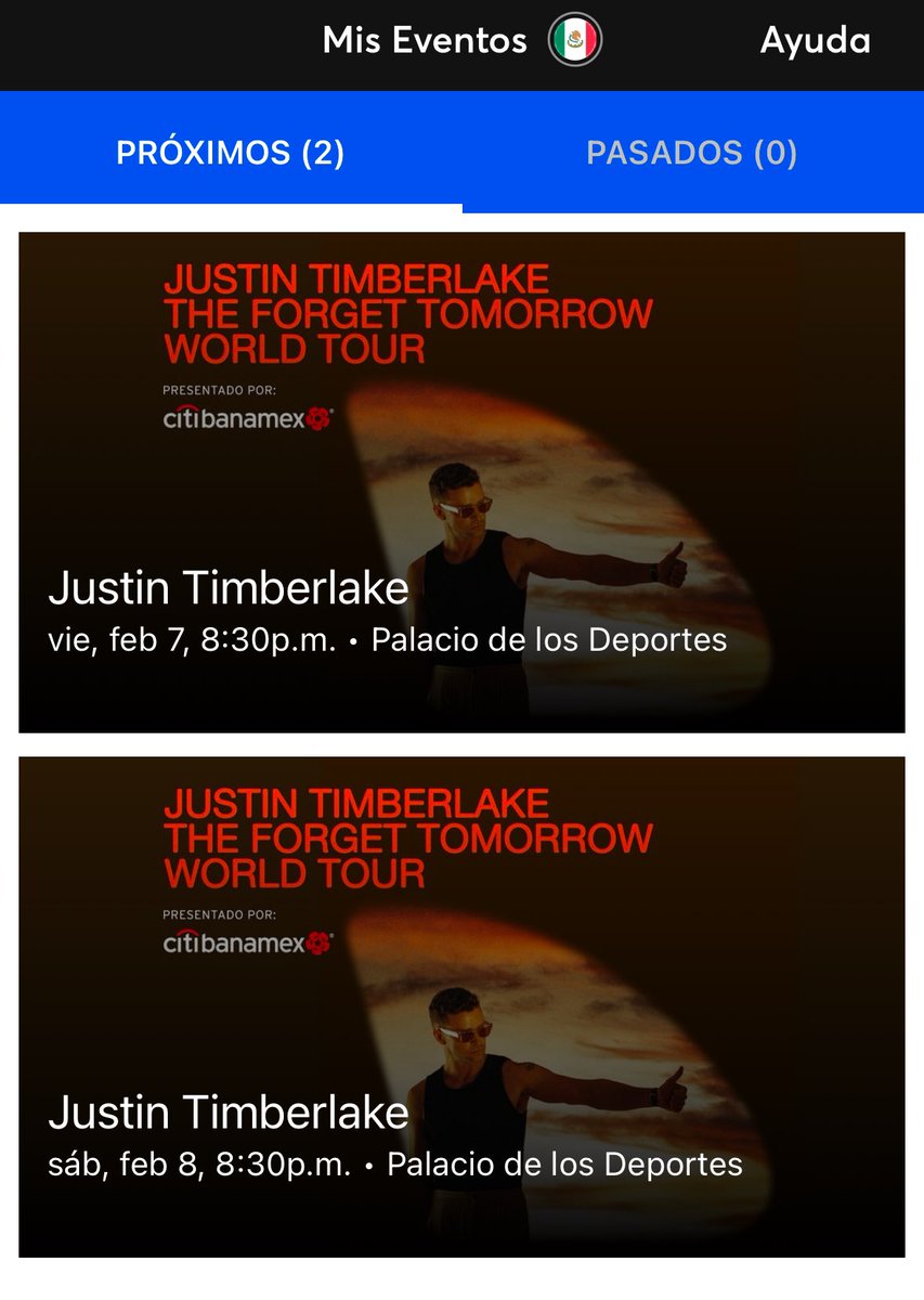 Ya casiiii <a href="/jtimberlake/">Justin Timberlake</a> 🇲🇽