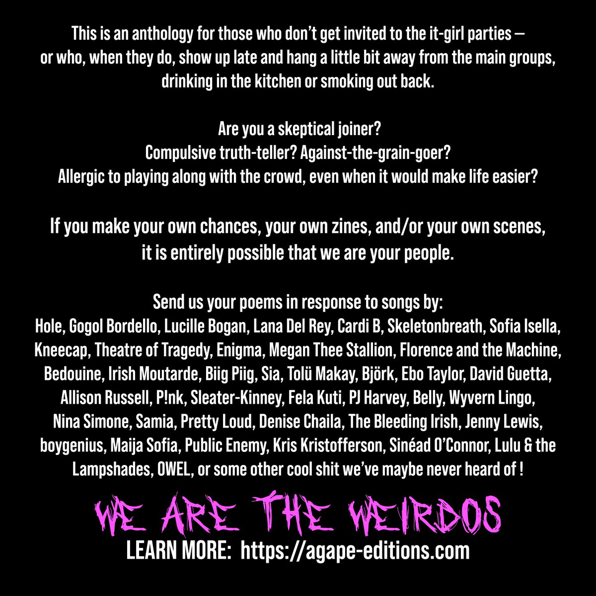 AgapeEditions tweet media