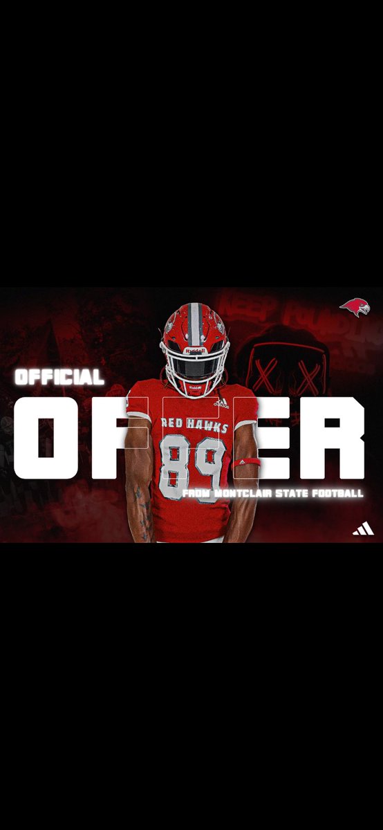 After a great conversation with <a href="/CoachLiamNelson/">Liam A. Nelson</a>  I am blessed to receive an offer from Montclair State University <a href="/CarteretHFC/">Kevin Freeman</a> <a href="/RamblerFB/">Carteret Ramblers Football</a>