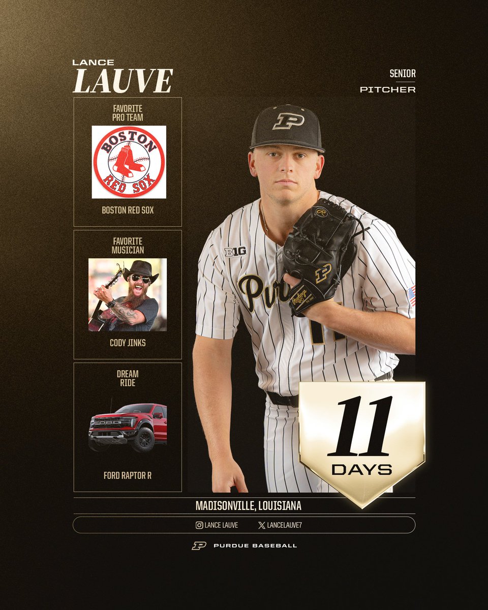 It's a changes in latitude season for <a href="/LanceLauve7/">Lance</a>, swapping the northside of Lake Pontchartrain for the westside of the Wabash.

💪 45 App, 74 IP in 3 years at SE Louisiana
🔥 12.1 K/9 in 2024
🏟️ 2022 Regional at Auburn: 3.2 IP, R, 6 K
🚫 Threw Perfect Game in LHSAA District win