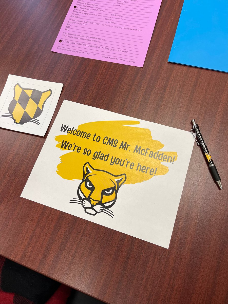 What a warm welcome today! Looking forward to learning &amp; leading with the <a href="/CockeysvilleMS/">Cockeysville Middle</a> community this month.