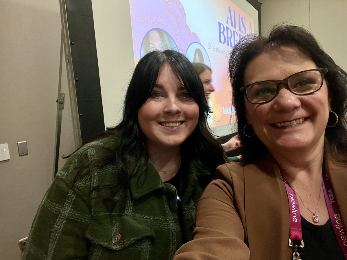 The professor is now the student! So proud of my former student <a href="/ToriFitka/">Tori Fitka, M.Ed.</a> M.Ed., my student from Tarleton's College of Graduate Studies presented AI is a Breeze with her colleague at the #TCEA25 conference in Austin! Great job Tori!