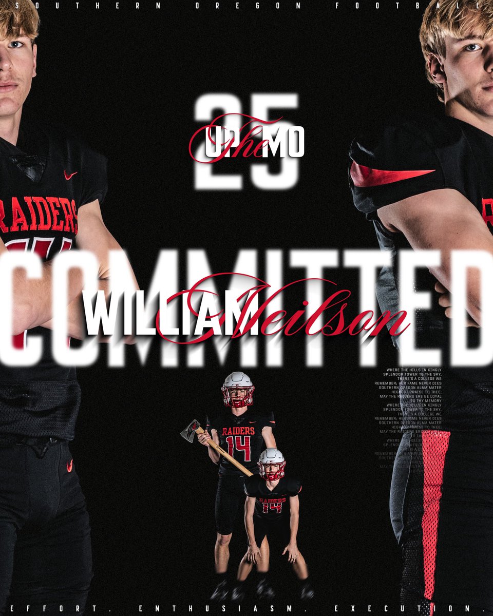 WilliamN43768's tweet photo. I am so grateful to be able to continue my football career @SOU_Football !! I want to give a special thanks to my parents and all of the people who have believed in me!! All glory to God! 
@DylanCorless2 
@Coach_T_Souza 
@CoachWinfield https://t.co/JBu3lE5PJm