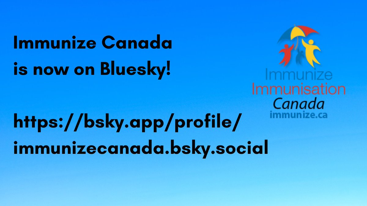 ImmunizedotCa's tweet image. Immunize Canada is on Bluesky!