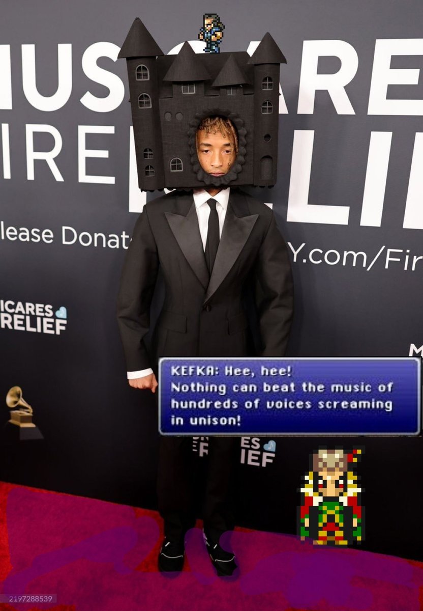 Jaden Smith at the #GRAMMYs