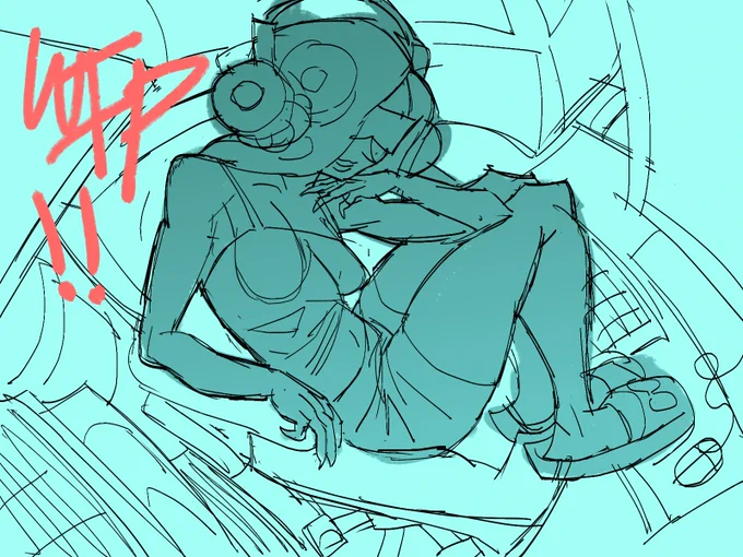 I usually only post cropped WIPs here but I wanted to let everyone know that im trying to cook rn#workinprogress 