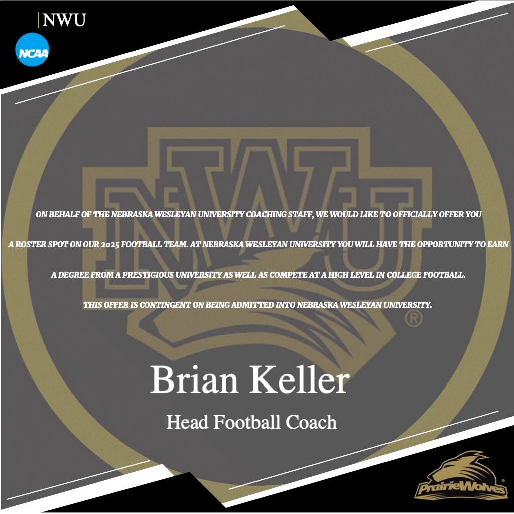 Nehemiah Two Crow (@nehemiahtwocrow) on Twitter photo After a great conversation with <a href="/KeeganClark00/">Coach Clark</a> I'm grateful to receive my third offer to play <a href="/NWUFootball/">NWU Football</a>.
I'm grateful to get another opportunity to continue to play and further my education.
<a href="/FortCollinsFB/">Fort Collins Football</a> <a href="/YemmMatt/">Matt Yemm</a> <a href="/JDBennett78/">Jake Bennett</a> <a href="/CoachTarver1/">James Tarver</a> After a great conversation with <a href="/KeeganClark00/">Coach Clark</a> I'm grateful to receive my third offer to play <a href="/NWUFootball/">NWU Football</a>.
I'm grateful to get another opportunity to continue to play and further my education.
<a href="/FortCollinsFB/">Fort Collins Football</a> <a href="/YemmMatt/">Matt Yemm</a> <a href="/JDBennett78/">Jake Bennett</a> <a href="/CoachTarver1/">James Tarver</a>
