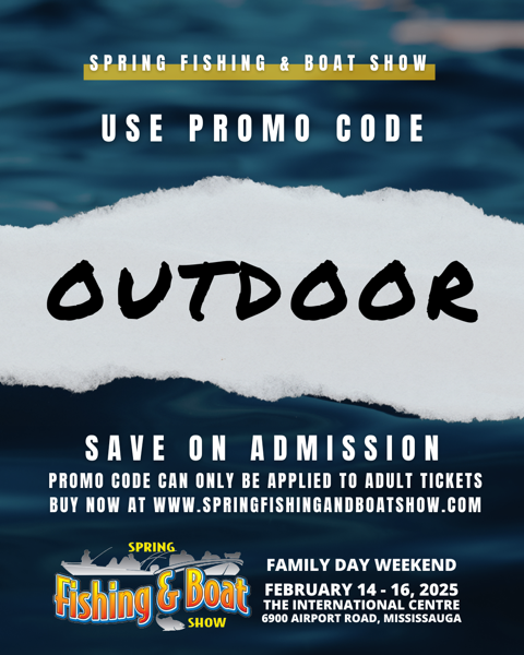 OutdoorCanada's tweet photo. Don't miss the upcoming action-packed Spring Fishing and Boat Show Feb. 14-16 at Mississauga's International Centre!
Buy your tickets now and save $2 on admission!
#SpringFishingAndBoatShow #FamilyDayWeekend #FishingSeminars #FishingTips #FishingGear https://t.co/b5CRMiFYBH
