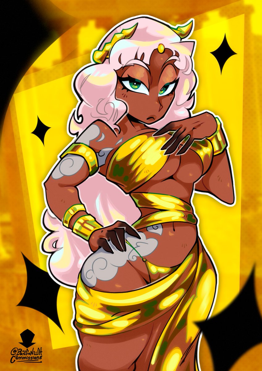 COMMISSION FOR
@ScaraJingYuan

#originalcharacterart #Gold #commissionsopen #Commission