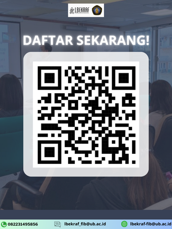LBEKRAF's tweet photo. Registrasi TOEFL ITP Februari 2025 telah dibuka 🤩 daftar sekarang &amp; ukur kemampuan bahasa Inggris anda!

Pelaksanaan: 18 Februari 2025
MAX Registrasi: 14 Februari 2025

—
Layanan Bahasa dan Ekonomi Kreatif (LBEKRAF)
Gedung A FIB UB Lantai 1
082231495856 (WA)
lbekraf_fib@ub.ac.id https://t.co/kQCJJojYDq