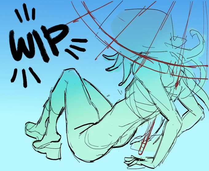 I usually only post cropped WIPs here but I wanted to let everyone know that im trying to cook rn#workinprogress 