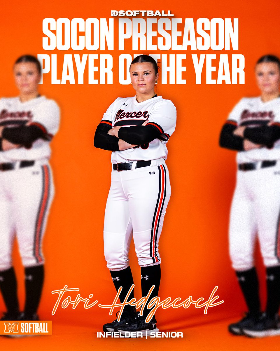 MercerUSoftball's tweet photo. Tori Hedgecock named to @D1Softball SoCon Preseason Player of the Year 👏👑

#GoBears https://t.co/UZZ9XRSGwN