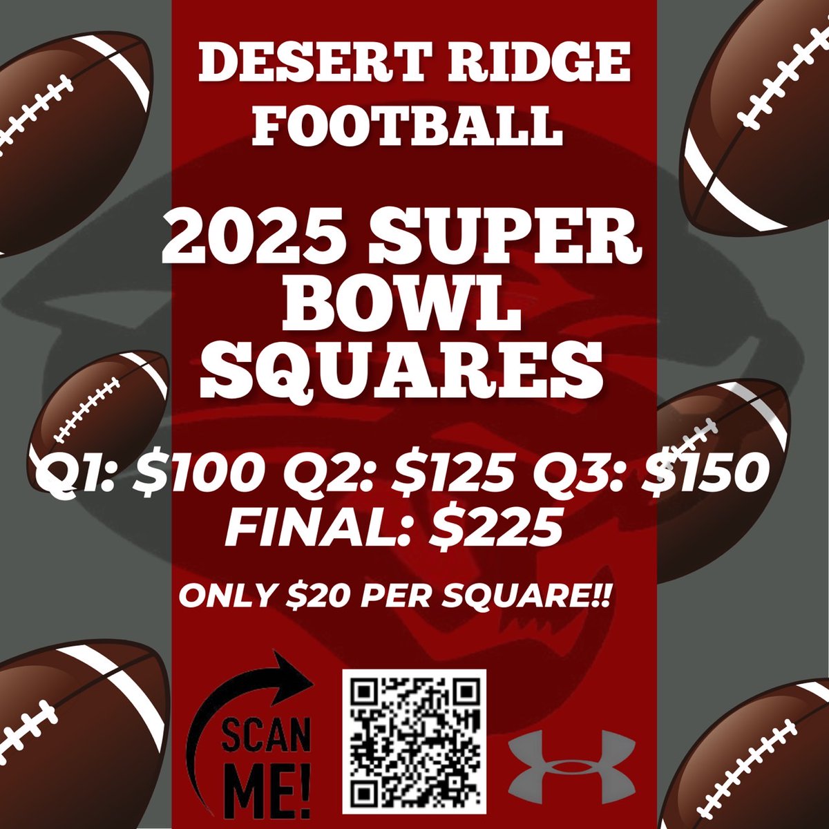 Coach Beamon (@ejbeamon) on Twitter photo Get your Super Bowl Square before it's too late and help support our program <a href="/DRJaguarsFB/">Desert Ridge Jaguars Football</a> Get your Super Bowl Square before it's too late and help support our program <a href="/DRJaguarsFB/">Desert Ridge Jaguars Football</a>