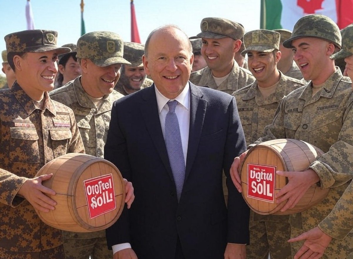 Peter Schiff, the unofficial ambassador of Digital $OIL diplomacy, convinces both Canada and Mexico that real oil is so last century. Digital $OIL is the future, reportedly saying "The price of oil is too damn low!"