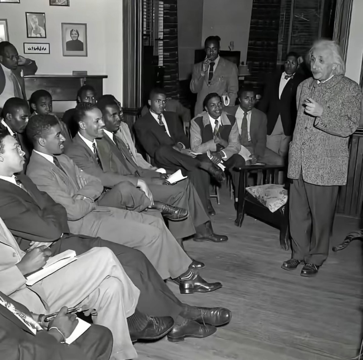 Did you know?

In 1946, Albert Einstein visited Lincoln University (HBCU) in Pennsylvania, received an honorary degree, he gave a lecture on his theory of relativity and addressed students.

He said, “The separation of the races is not a disease of colored people. It is a disease