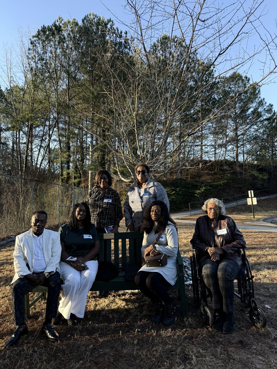 Today, we dedicated a Buddy Bench, on our campus, in memory of our beloved Mr. James who served as one of our custodians. He will forever be remembered as a gentle giant and large part of our community!