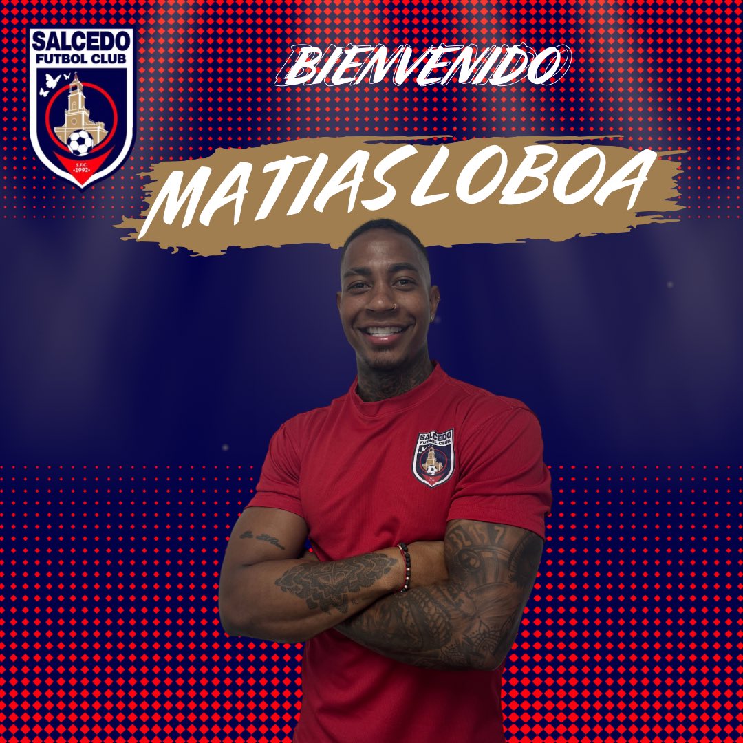 SalcedoFutbol's tweet photo. ¡Refuerzo en defensa! 🔥

El colombiano Matías Loboa se une a nuestro equipo. 💪⚽ Central sólido, con experiencia en el fútbol argentino 🇦🇷, llega desde 9 de Julio para fortalecer nuestra zaga.

¡Bienvenido, Matías! 💙

#SalcedoFC #NuevoRefuerzo #MatíasLoboa #FuerzaYCompromiso https://t.co/Nfjb4uz5lX