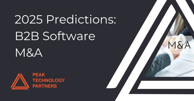PEAKTechPartner's tweet photo. 2025 is poised to be a landmark year for B2B software M&amp;A. Our latest report examines the converging forces driving this activity, from macroeconomic trends to emerging technologies. 

Read more here for key insights: https://t.co/FhyLmkOk0I

#MandA #Software #InvestmentBanking https://t.co/PkqxwppAn4