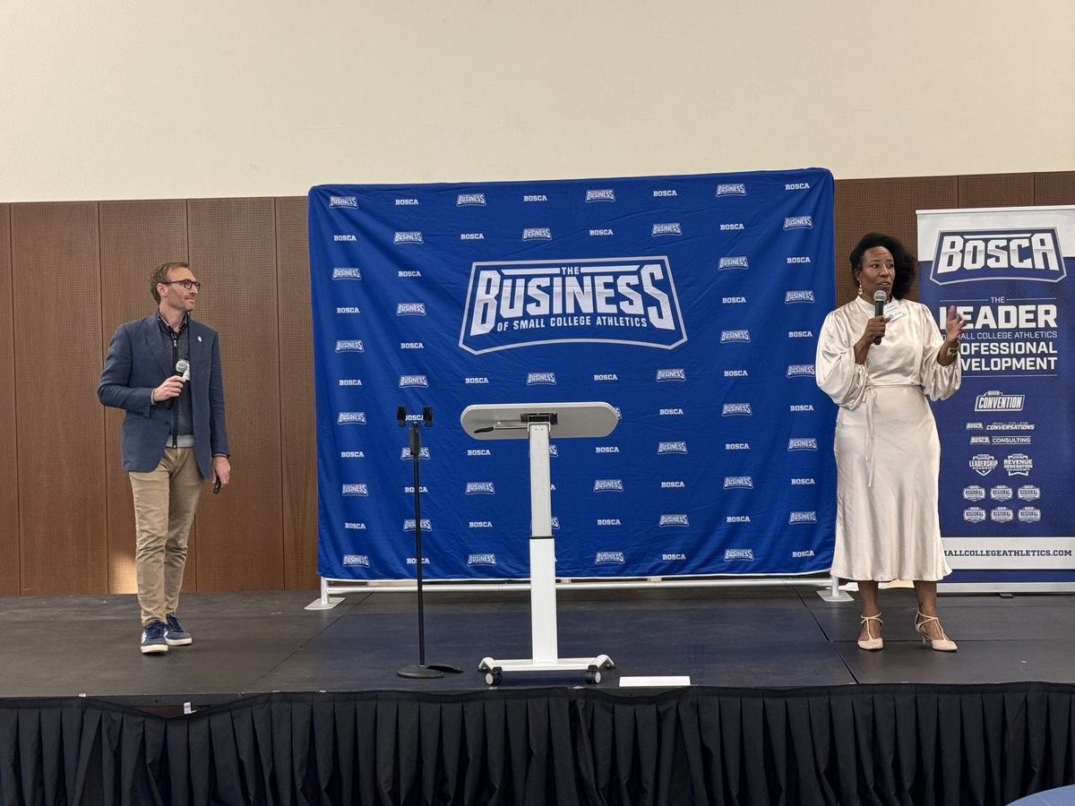 smallcollegeath's tweet photo. So good to have Miriam Merrill(Pomona Pitzer) and Kyle Ferguson(Fresno Pacific) co-presenting on โEnhancing Responses to student and employee misconduct.โ #BOSCASocal https://t.co/0FfKPH86a2