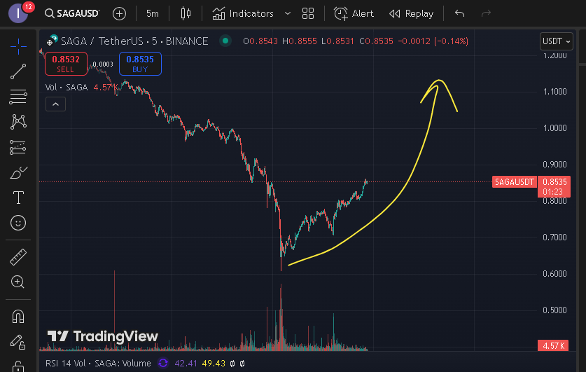 Smitethatmain's tweet photo. market seems recovering up after the FUDs bout factors like china's deepseek R1 and tariffs.

But liquidity? It’s flowing back where innovation happens.

#Saga stands out with LIL tech, chainlets, and top-tier partnerships. come and join the ride frens 😉

NFA
#daddychain #layer1 https://t.co/jNGrfW8yB4