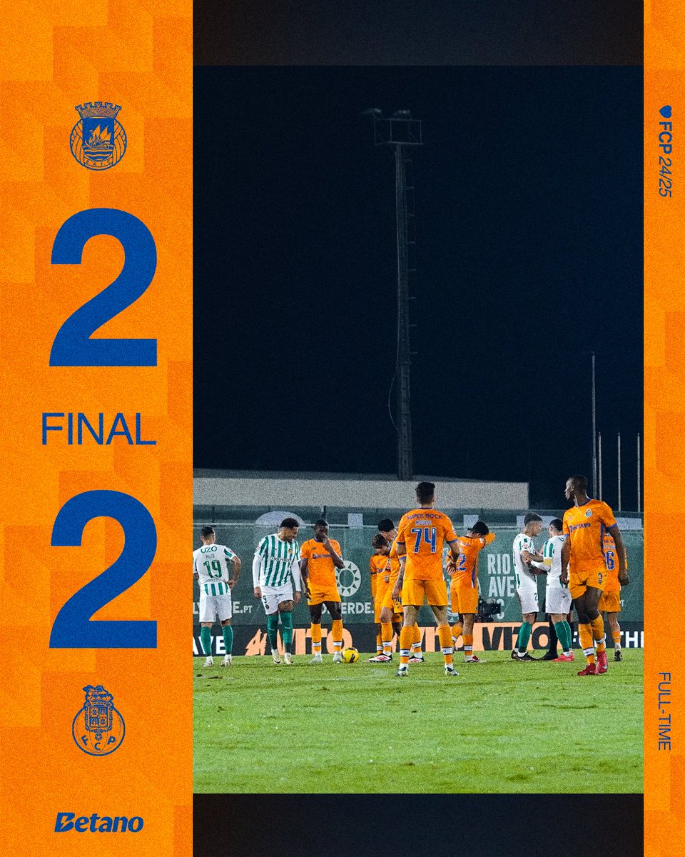 FCPorto's tweet photo. ⏱Final de Jogo / End of the match / Final del Partido

#RAFCFCP https://t.co/qP0qmo4yWe