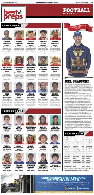 Blessed to make the Chattanooga area Best of Preps third team