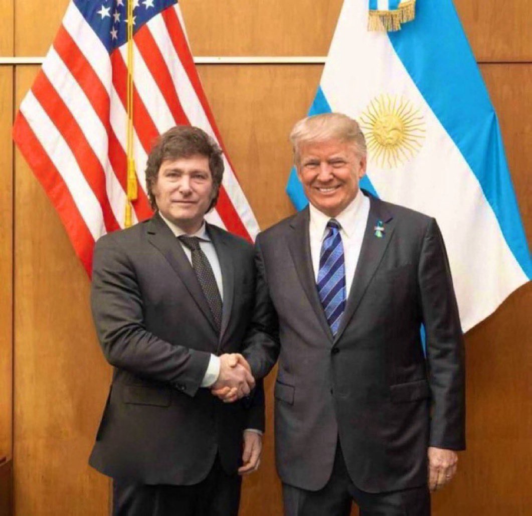LOS DOS MEJORES PRESIDENTES DEL MUNDO 🇦🇷🇺🇸