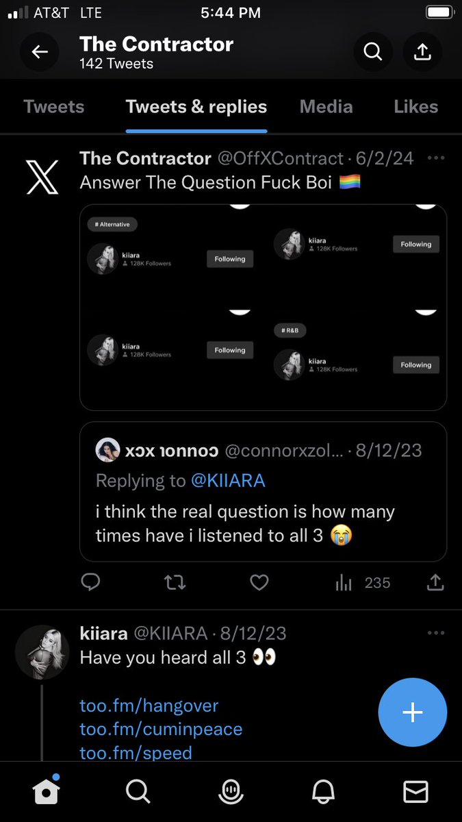 OffXContract's tweet photo. @KIIARA @OnlapMusic Please Note @KIIARA 
Lil Poop Dick &amp; Connor 
Roosevelt, Gemma Aka 
* Kiiara Official Fanpage 
Nor Done Flop 🥸
Or Any One Else On Earth
Is Disproving My Accusations
Are They Kiiara !!! 
I’m Still Here After All That
Shit But Kiiara Where TF
Are Them Mooches Kiiara
EXACTLY!! bye https://t.co/RosDdMEXCn