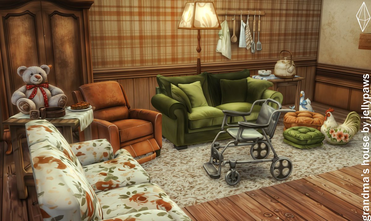JelllyPaws's tweet photo. Grandma's House Set is out now~ https://t.co/MSWp6jfzmI

#ts4cc #TS4 #TheSims4 https://t.co/2HppRcsm4T