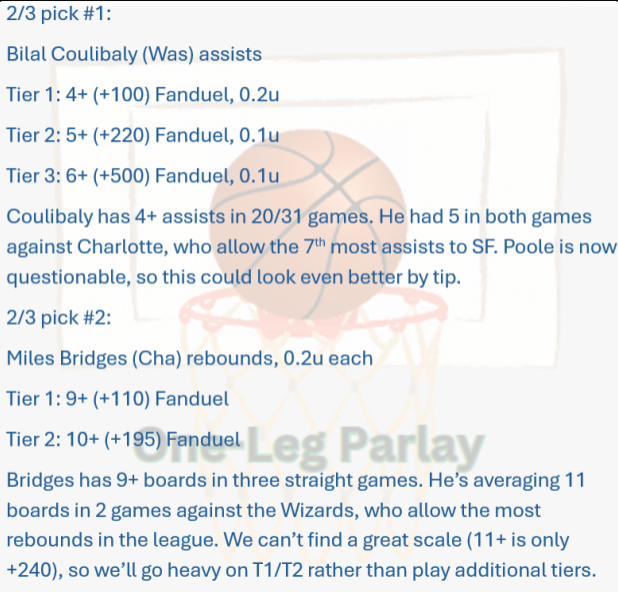 One-Leg Parlay tweet media