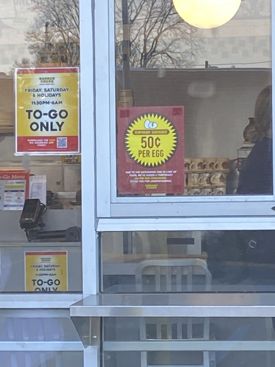 Mcscuse me? Are the chickens on strike?