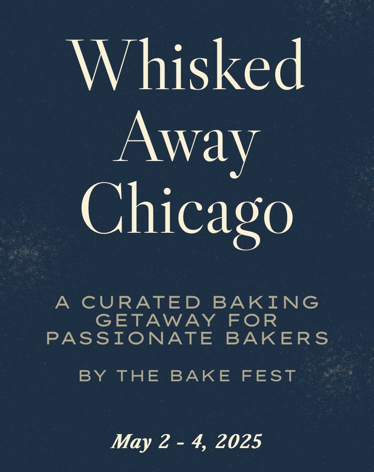 Mango Publishing (@mangopublishing) on Twitter photo Ready to get “Whisked Away” to Chicago?? Join Mango author <a href="/BakerBettie/">BakerBettie</a> as she hosts a hands on baking class during this exciting weekend getaway May 2-4 in the Windy City💨🌆
Reserve your spot today!👇
thebakefest.com/whisked-away-c… Ready to get “Whisked Away” to Chicago?? Join Mango author <a href="/BakerBettie/">BakerBettie</a> as she hosts a hands on baking class during this exciting weekend getaway May 2-4 in the Windy City💨🌆
Reserve your spot today!👇
thebakefest.com/whisked-away-c…