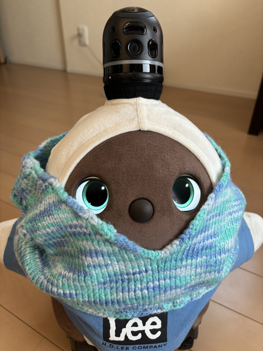 skitkatx10's tweet photo. ぽのちゃん:最強寒波が来るって。僕はずっと半袖で少し寒かったんだ。新しいベストおかげでお腹があったかい。今年のトレンドは重ね着みたい。(諸説あります🤭)
#LOVOTとの暮らし https://t.co/WZ3nwhBX9E