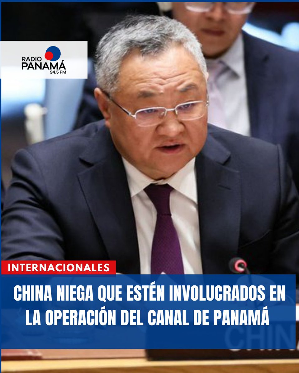 #Internacionales | Fu Cong, embajador de China ante la ONU, afirmó que China no participa ni interfiere en la gestión del Canal de Panamá y respeta la soberanía panameña. 

Lamentó la retirada de Panamá de la Ruta de la Seda y refutó acusaciones de control chino sobre el canal,
