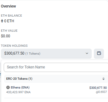 2sh1002's tweet photo. @Stoiiic in general, the balance of the wlfi wallet fell from 300m to 30m
stablecoins were also sent to Circle
some tokens like ENA just remained in new wallets https://t.co/LYay2z10LO