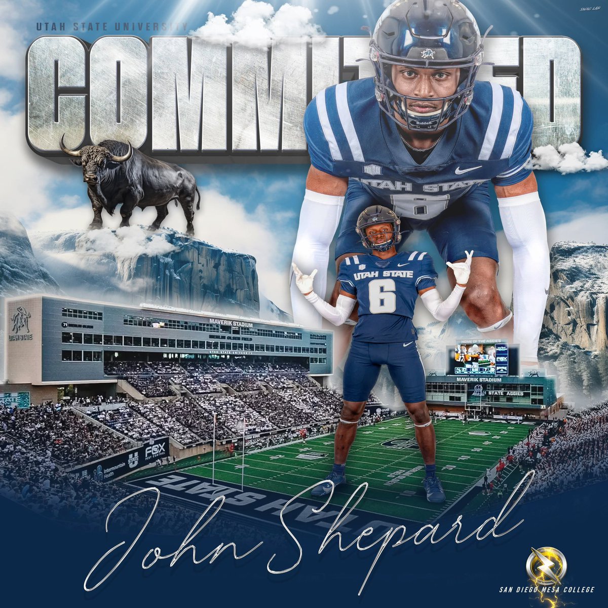 Congratulations to Olympian DB <a href="/Jshepard_81/">John Shepard</a> on his D1  COMMITMENT to  <a href="/USUFootball/">USU Football</a> 
#GettinPlayersOut #NextLevelOlympian 
<a href="/BallCoachGW/">Gary Watkins Jr</a> <a href="/PrezHands/">Ashanti Hands, Ed.D.</a> <a href="/oprfhshuskies/">Oak Park and River Forest High School</a> <a href="/JUCOFFrenzy/">JUCO Football Frenzy</a> <a href="/EC_Preps_SD/">EC Preps</a> <a href="/sdfootball/">Ray from SDFN</a> 
💻 <a href="/SwagLabGD/">Dan Ruiz - Swag Lab - Graphic Design</a>
