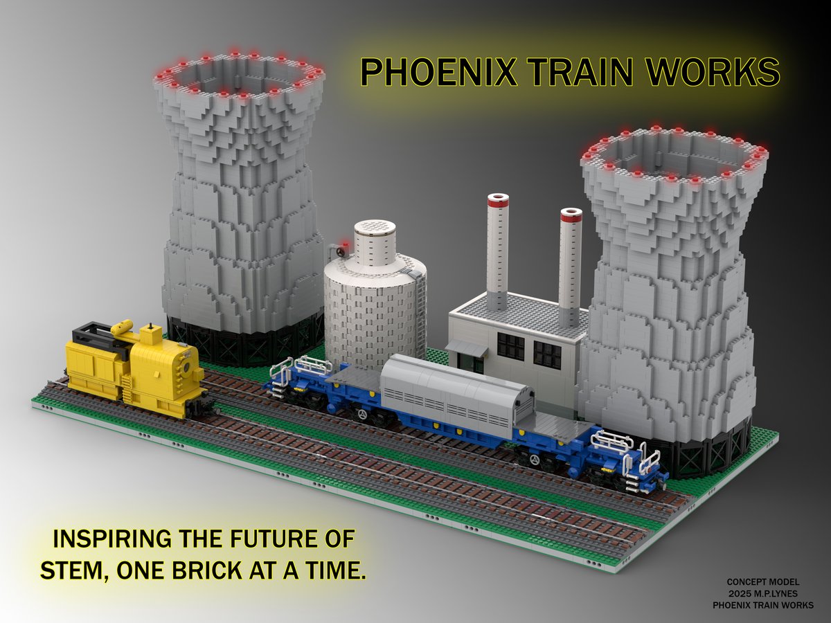 M.P.Lynes (@playingwithecho) on Twitter photo Concept art backdrop for my Phoenix Train Works STEM and scientific research rollingstock.
<a href="/LEGO_Group/">LEGO</a> <a href="/LEGO_Group_JP/">レゴ ジャパン公式</a> <a href="/LEGO_Careers/">LEGO_Careers</a>
<a href="/INL/">Idaho National Lab</a>
#lego #moc #afol #stem #science #engineering #phoenixtrainworks Concept art backdrop for my Phoenix Train Works STEM and scientific research rollingstock.
<a href="/LEGO_Group/">LEGO</a> <a href="/LEGO_Group_JP/">レゴ ジャパン公式</a> <a href="/LEGO_Careers/">LEGO_Careers</a>
<a href="/INL/">Idaho National Lab</a>
#lego #moc #afol #stem #science #engineering #phoenixtrainworks