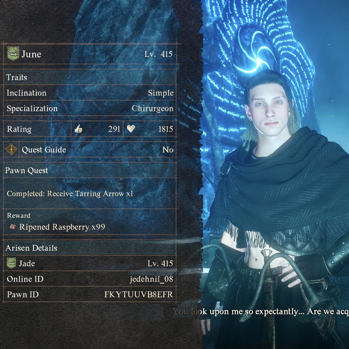 jd_atmosphere's tweet photo. PS5 pawns for hire. Send friend request to use them for 0RC. Open for item request : enhancement materials, quest items, etc.

 #ドラゴンズドグマ2 #DD2 #DragonsDogma2 https://t.co/hvOw3KtnYE
