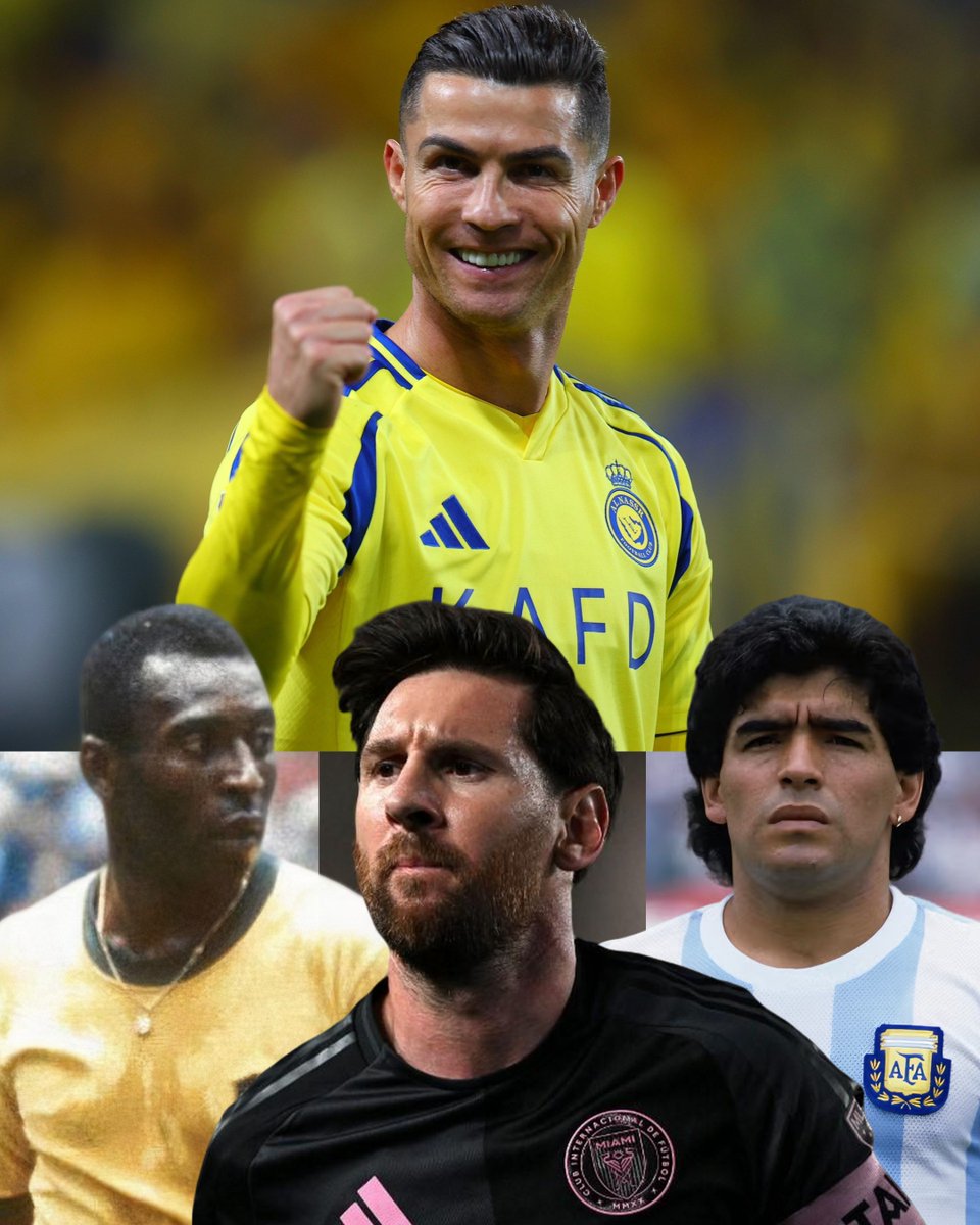 InvictosSomos's tweet photo. — Edu Aguirre (La Sexta): “¿Eres el mejor jugador de la historia?”.
— CRISTIANO RONALDO: “Yo creo que sí, sinceramente. Yo no vi a nadie mejor que yo. Lo digo de corazón”.

¿Messi? ¿Maradona? ¿Pelé? Los respeta a todos, pero para Cristiano Ronaldo NO existe ningún debate: ÉL ES EL GOAT DEL FÚTBOL MUNDIAL.