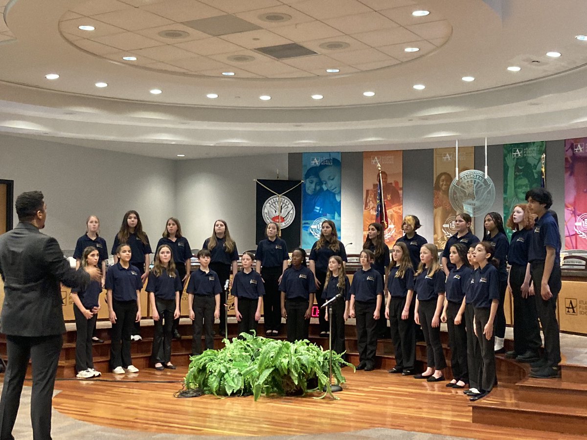 Cynthia BriscoeBrown (@cynthiabriscoeb) on Twitter photo “We are the future; give us hope. Help us believe!” <a href="/APSHoward/">David T. Howard Middle School</a> chorus inspires all at the <a href="/BOEAPS/">Atlanta Board of Education</a> meeting! “We are the future; give us hope. Help us believe!” <a href="/APSHoward/">David T. Howard Middle School</a> chorus inspires all at the <a href="/BOEAPS/">Atlanta Board of Education</a> meeting!