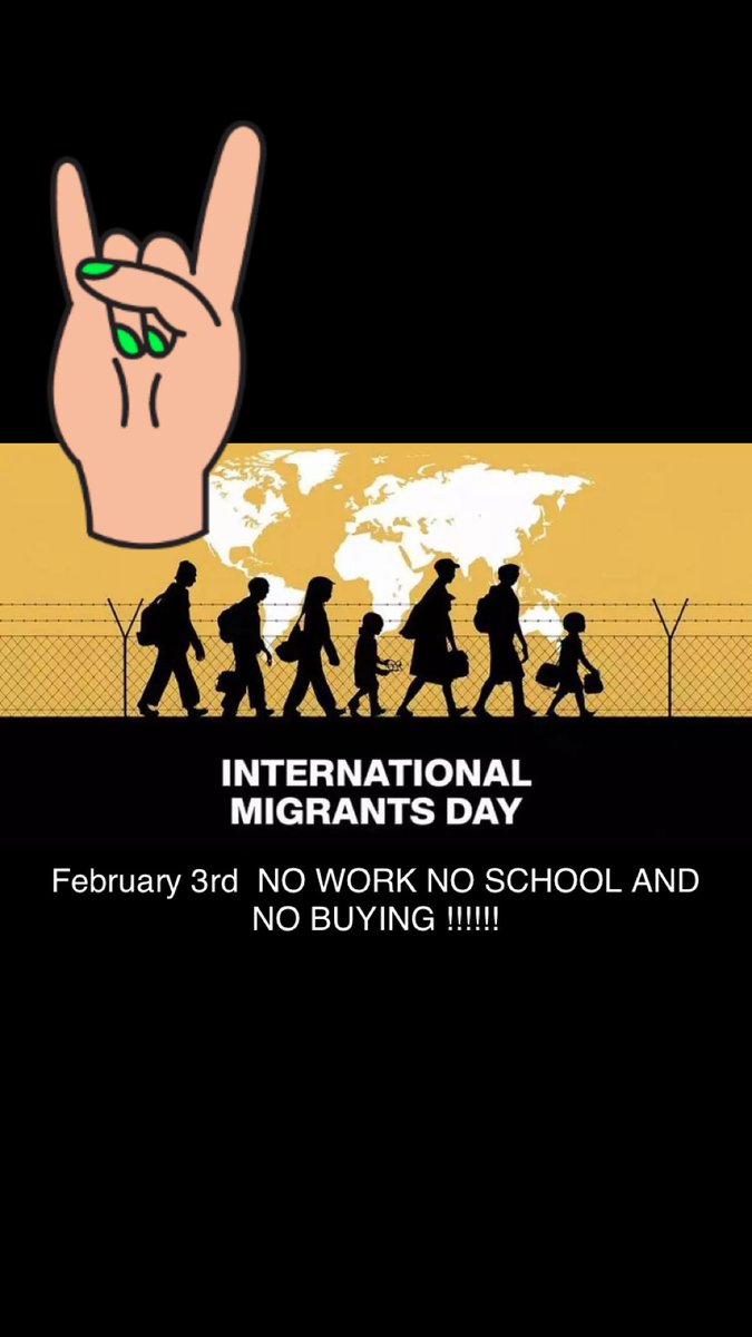 bbygurl216's tweet image. IMMIGRANTS DAY 🇲🇽
NO WORK NO SCHOOL NO BUYING!!!! #Immigrants #immigrationprotests