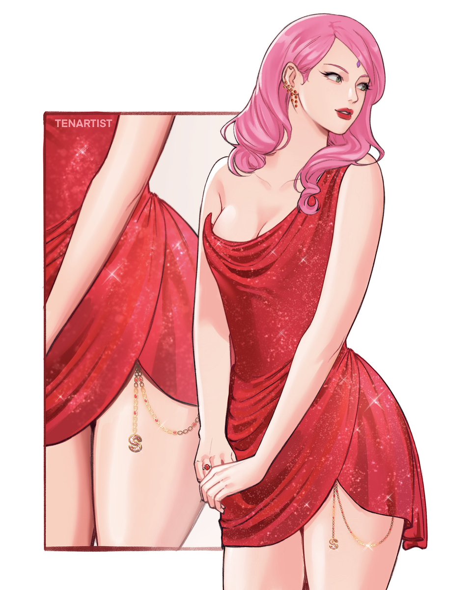 the dress fits her so well 💗 #sakura