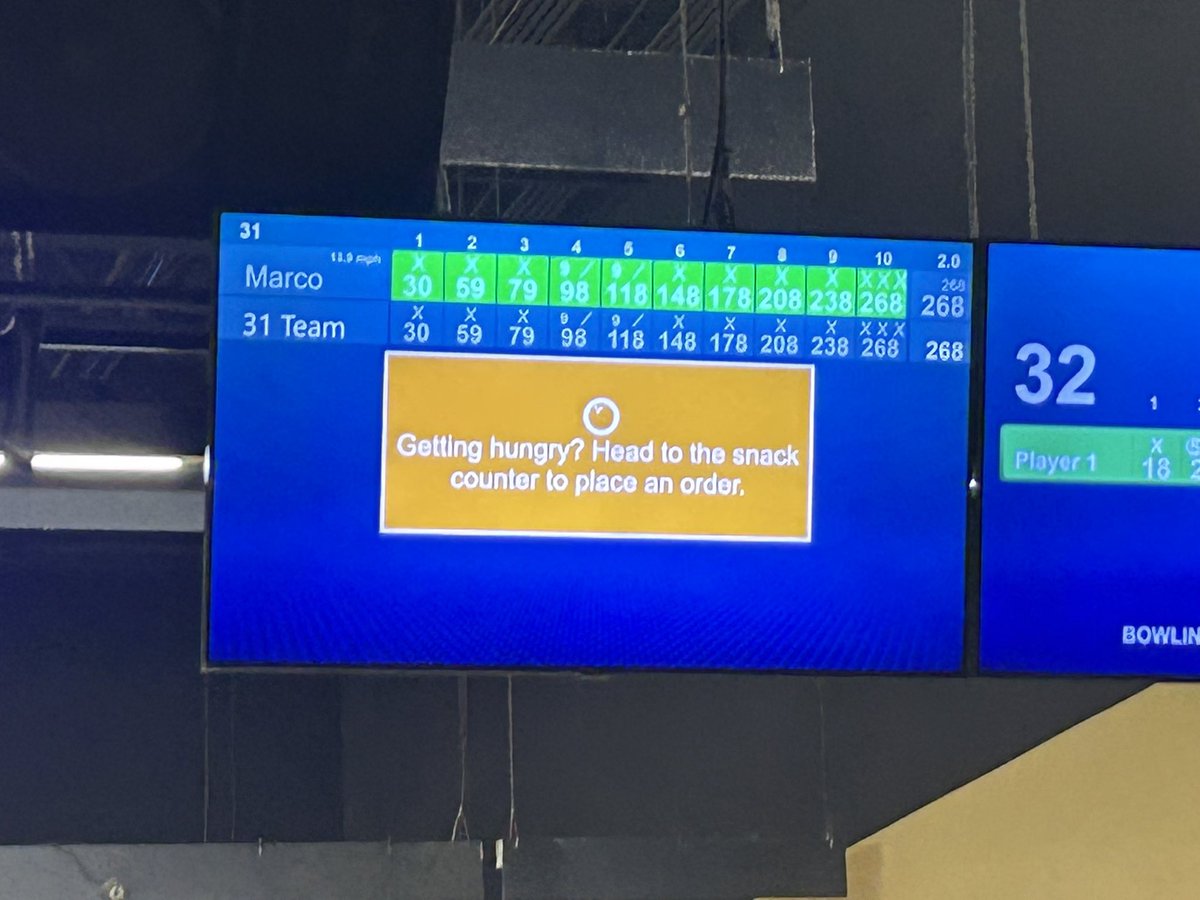 Marco is ready for Bowling Conference championship tomorrow at Fastlanes. Had a great practice today. 

Go Tigers!!!