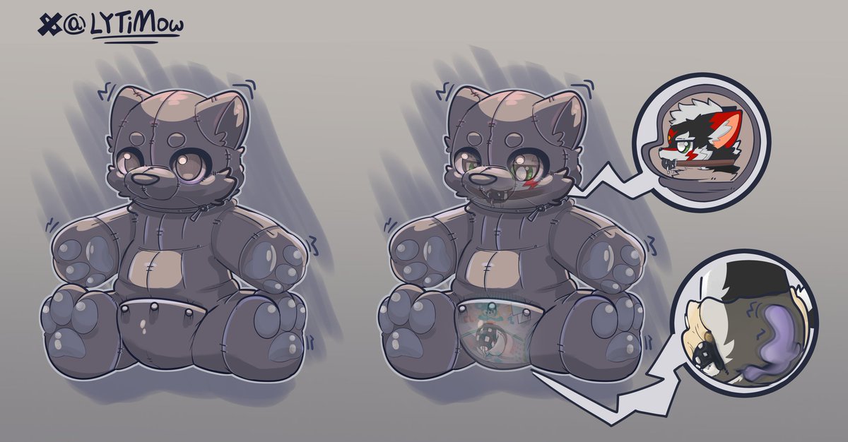 来自黑暗处的神秘小熊～正在发出颤颤滴响声——