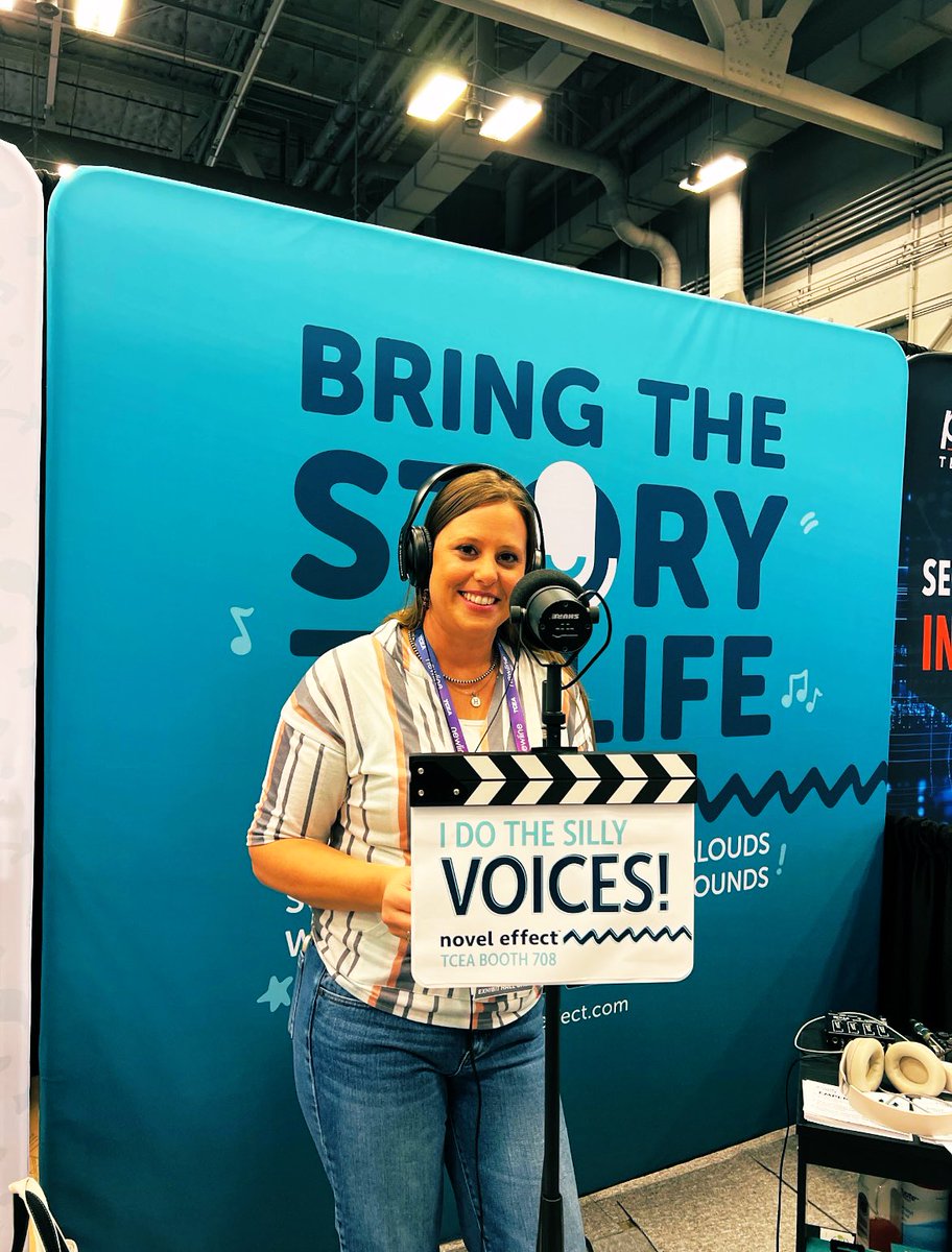 Misty Hinckley (@mhinckleylms) on Twitter photo Today at TCEA I stopped by the <a href="/Novel_Effect/">Novel Effect 📚🎶</a> booth and got to experience making soundscapes for read alouds! I auditioned as a monster named Abigail! It was so much fun! Today at TCEA I stopped by the <a href="/Novel_Effect/">Novel Effect 📚🎶</a> booth and got to experience making soundscapes for read alouds! I auditioned as a monster named Abigail! It was so much fun!