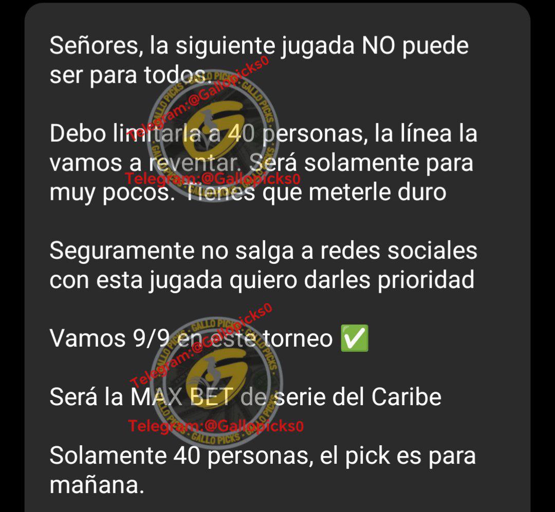 PicksGP1's tweet photo. Jugada super EXCLUSIVA 🚨de #Gallitovip 🐔 es para mañana 

La de hoy se cobro ✅💰 se las REGALE 

Quieren la de mañana GRATIS?? 😈

80 ❤ y se las dejó aquí 👉https://t.co/g1bOQueVEV https://t.co/jBwceYwRrl