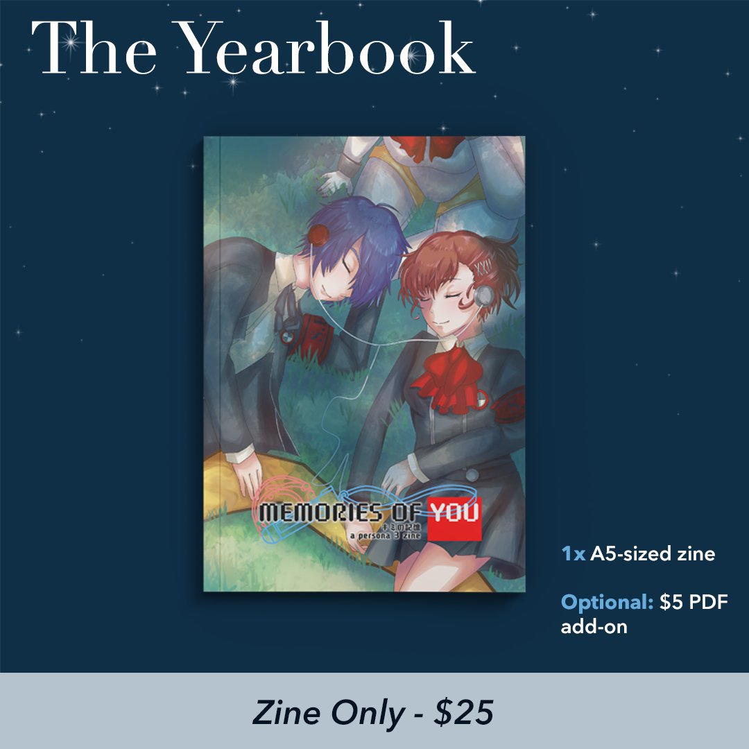 🦋 ANNOUNCEMENT 🦋

Belated happy anniversary to Persona 3 Reload 🎉 In celebration, we have chosen to open our shop one more time for the last few copies of Memories of You 💙

🛒: p3zine.bigcartel.com